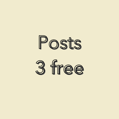 Posts - 3 free