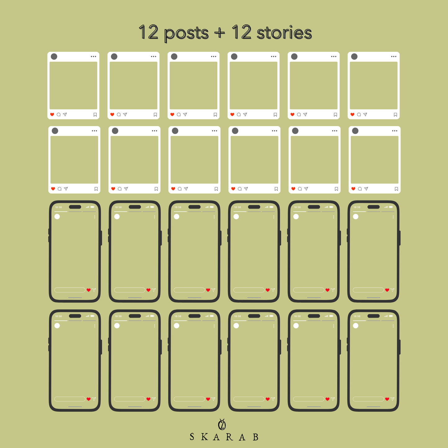 1 month of posts and community mgmt.