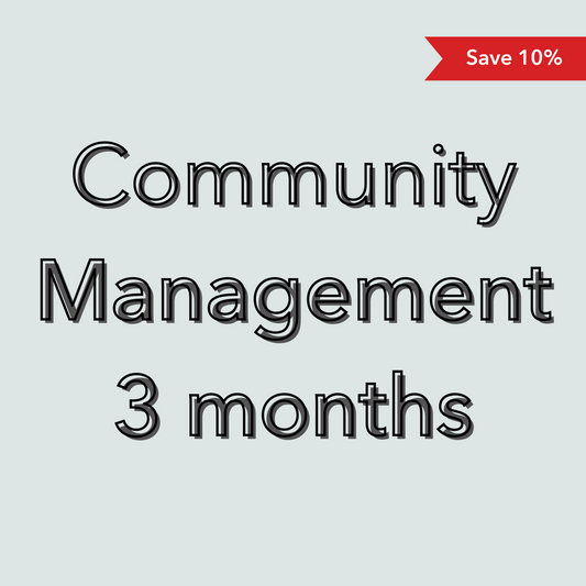 Community Mgmt - Daily for 3 months