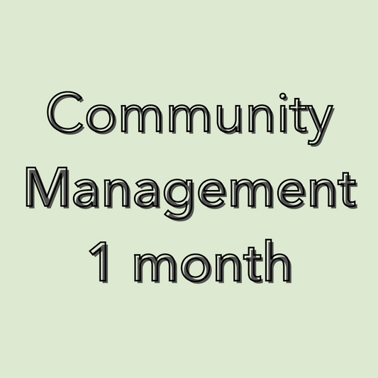 Community Mgmt - Daily for 1 month