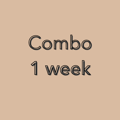 1 week of posts and community mgmt.